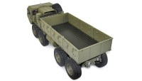 U.S. Militaire vrachtwagen 8x8 met laadruimte Schaal 1 op 12 RTR Leger groen